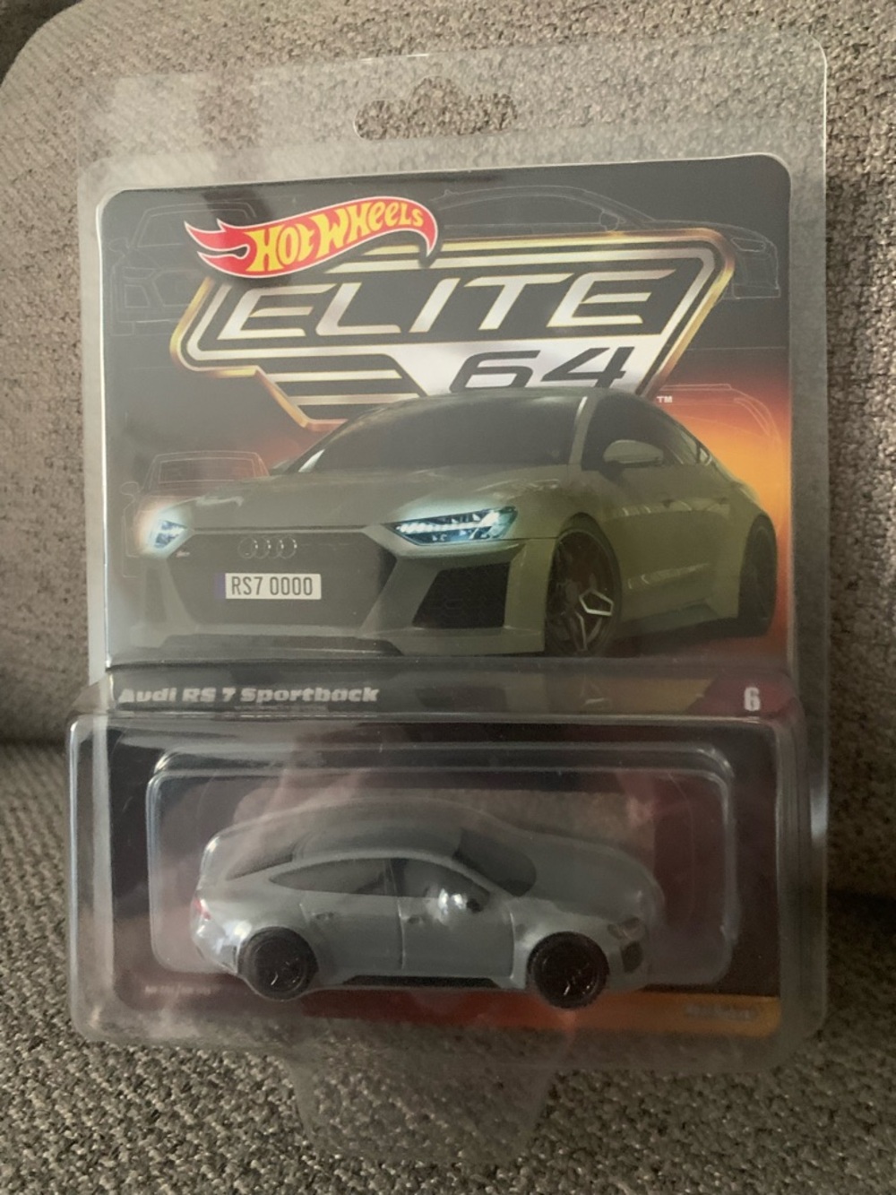Hot Wheels Elite 64 Audi RS7 Sportback Die-Cast Car - Silver